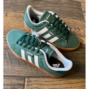 Adidas Daily 3.0 Mens Green White Gum Sole Sneakers Shoes Size 7